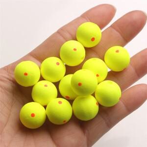 높은 부력 거품 부동 공과 20pcs 더블 컬러 낚시 구슬 안티  하단 낚시 구슬 미끼 물고기 콩을 유치