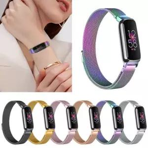 Fitbit Inspire 3 용 금속 마그네틱 밴드 교체용 시계 스트랩 밀라노 팔찌 액세서리 Silver For Fitbit inspire 3