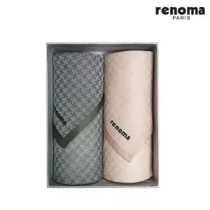 [하프클럽/닥스ACC]  RH2S184 레노마 남녀 손수건 2매세트 R184번