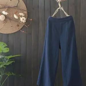 캐주얼 통바지 린넨바지 긴바지 팬츠 여성 와이드