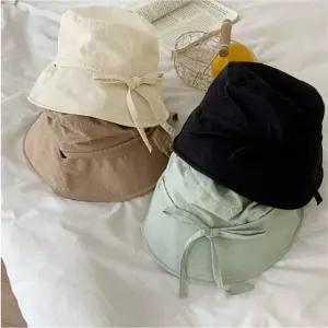 벙거지모자 끈 봄여름용