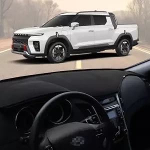 무쏘 EV 스포츠 대쉬보드커버 논슬립 미끄럼방지 대시보드커버 햇빛가리개 썬매트 몰딩 선물 크리스마스