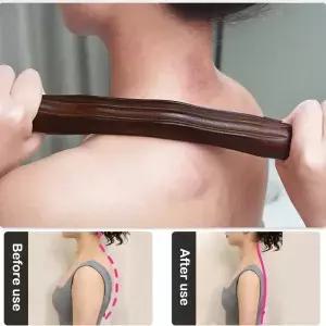 PC 마사지 Guasha 긁는 스틱 도구 뒤 어깨 목 허리 다리 천연 나무 빠른 Gua Sha