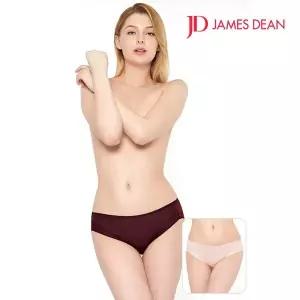[하프클럽/]제임스딘 여성 샘방지 미디 위생 햄라인 팬티 2매입