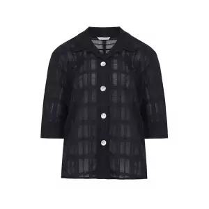 택가 228,000원올리비아하슬러 시스루 체크 셔츠 블라우스 _OHDMBL204 1197035