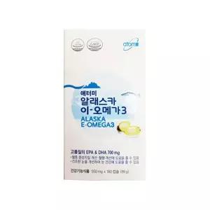 애터미 알래스카 이 오메가3 550mg 180캡슐 1개