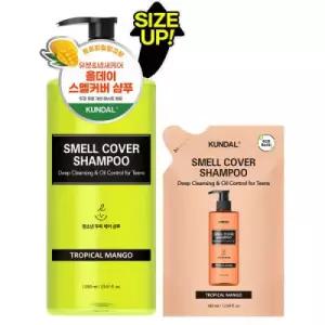 쿤달 대용량 올데이 정수리냄새커버 청소년샴푸 2종 1000ml+리필팩 380ml 증정