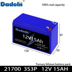 12V 배터리 20Ah 18650 리튬 팩 30A 분무기 내장 고전류 BMS 전기 자동차