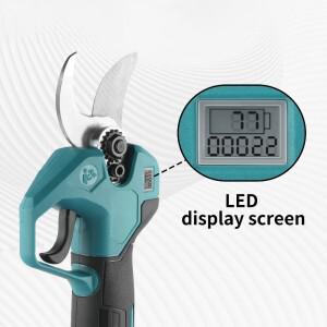 2026년형 45MM 무선 브러시리스 전기 전정가위 분재 가지치기 전동공구 (마키타 18V 배터리 호환)