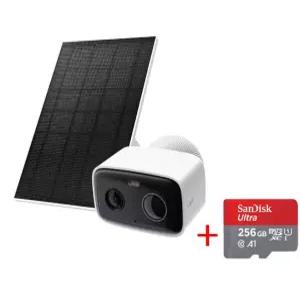 티피링크 Tapo C400 KIT 200만화소 태양광충전 실외용 방수 CCTV + micro SD 카드 256GB