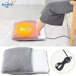 발 온열기 겨울 전기 가열 패드 부드러운 플란넬 세탁 가능 일정한 온도 보온 매트