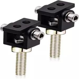 비칭 2PCS 미니 모터사이클 스포트라이트 브래킷 범용 LED 확장 장착 구 8mm 안개등