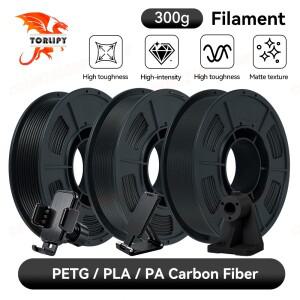 KINGROON 300g 카본 파이버 PLA PETG PA 나일론 필라멘트 1.75mm 고강도 PLA-CF PETG-CF PA-CF 3D 프린터