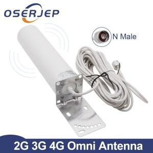 12dbi 야외 옴니 안테나 698-2700MHz N-수 커넥터 3 5 8 10 12M 케이블 외부 방수 야외 안테나 LTE 4G 모뎀