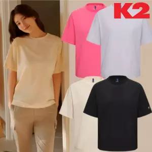 K2   여름 쿨 티셔츠 기능성 코드텐 ICE 우븐 반팔티 수지착장 KWM25246