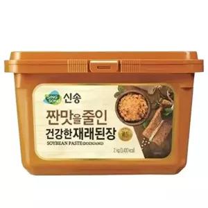 신송식품짠맛을줄인건강한재래된장 2kg 2팩