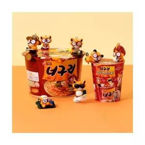 너구리 컵라면 스토퍼 키링 9종 랜덤발송