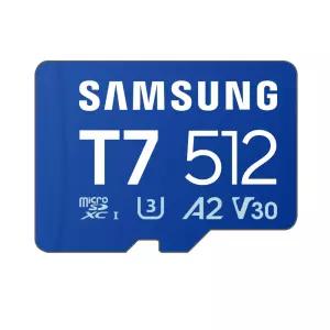 삼성전자 마이크로 SD카드 T7 512GB 블랙박스 닌텐도 카메라 외장 메모리카드 EL