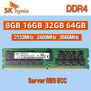 SK 하이닉스 RAM DDR4 8GB 16GB 32GB 64GB 2133MHz 2400MHz 2666MHz 서버 메모리 1RX4 2RX4 1RX8 2RX8 4DRX4 PC4 REG ECC X99 E5 V3 V4