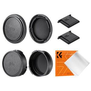 K&F CONCEPT FD 마운트 후면 렌즈 캐논 키트, 슈 커버 AV-1 F-1 AL-1 A-1 T90용 FTB AE-1 T70 바디 T80 & 캡 AT-1 캡, T60 백