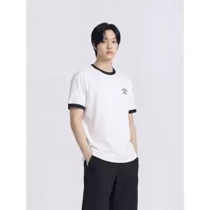 [롯데백화점]폴햄 남성 쿨 더블니트 링거 반팔티 PHG2TS1100