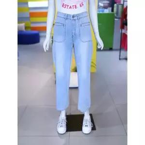 소량재고 베네통 포켓 와이드 데님 팬츠 BADPA9631