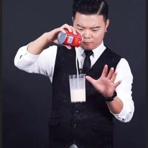 유리 플로팅 스테이지 페인트클린져 트릭 컵 바 공중 MAGIE 쇼 환상 GIMMICK MAGICIANS MAGIA PROP