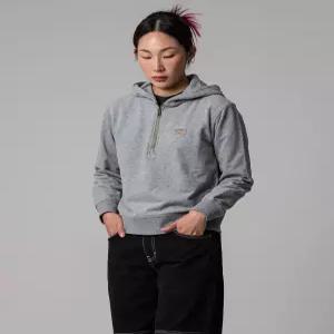디키즈 우먼스 하프 집업 후드 Gray 1918425