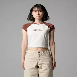 디키즈 우먼스 로프 티셔츠 Cappuccino 8919387