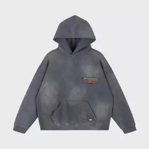 디키즈 JP Capsule 페이디드 워시드 후드 Charcoal 1304776