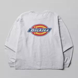 디키즈 백 트리 로고 롱슬리브 White Melange 9473686