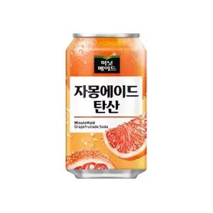 해태 미닛메이드 자몽에이드 탄산 355ml x 3개