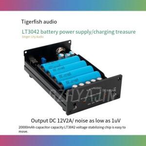 LHY 오디오 LT3042 저소음 고정밀 선형 레귤레이터 12V2A DC 전원 배터리 구동 USB