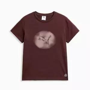 [푸마]트레이닝화 스포츠화 여성 캣 로고 반팔 티 W Cat Logo SST 529754 02 LE12212