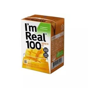 풀무원 아임리얼 100 망고 140ml x 3개