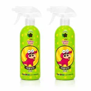 온더바디 발을씻자 코튼 풋샴푸 짱구에디션 초코민트 385ml x 2개