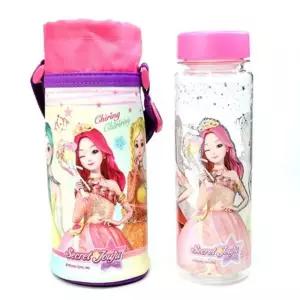 민남매 시크릿쥬쥬 주머니물통세트500ML  휴대용보냉파우치