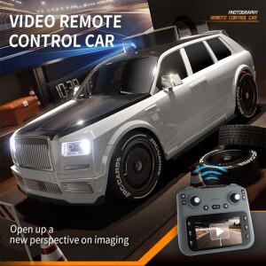 카메라가 장착된 4륜 구동 RC카 2.4G 20km/h 원격 조종 차량 스크린 디스플레이 무선 등반 어린이 남자아이