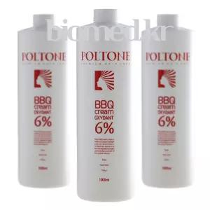 폴톤 BBQ 크림 미용실 탈색 산화제 1000ml 6% 프로
