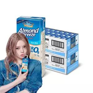 매일유업 아몬드브리즈 언스위트 제로슈거 2박스 190ml X 48팩)