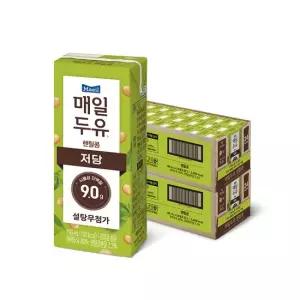 매일유업 매일두유 렌틸콩 저당두유 2박스 190ml X 48팩)