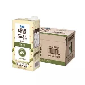 매일유업 매일두유 99.9 플레인 950ml 10팩