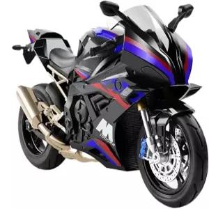BMW S1000r 합금 다이캐스팅 오토바이 모델용 미니 시뮬레이션 장난감 1 10 남성용 자동차 블랙