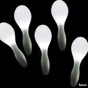 라프샵 음악놀이 타악기 LED 요술봉 PVC마라카스 흰색