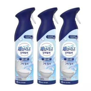 페브리즈 화장실용 공기탈취제 에어 프레시스카이 165g, 3개