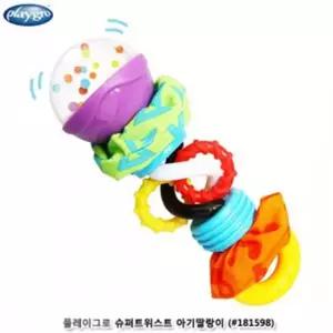 2개) 플레이그로 슈퍼트위스트 아기딸랑이 181598