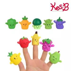 2개) 캐스B 플레이 러버손가락인형과일야채 2601 유아 아동 아이들 장난감놀이 완구 어