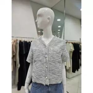 한정수량 보브 트위드 하프슬리브 자켓(7126210502)
