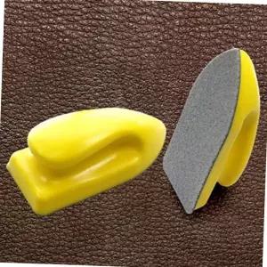 차량용 실내 세차 가죽시트 소파 찌든때 제거 레더 클리닝 브러쉬 스펀지 가죽소파세척 가죽클리너 찌든때제거기