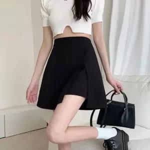 셀럽하우스 여성 봄 여름 쫀쫀 밴딩 숏 팬츠 랩스커트 치마바지